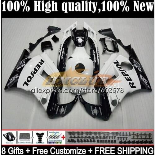 +Tank For HONDA CBR 600 F2 FS 1991 1992 1993 1994 10CL.13 CBR 600F2 CBR600FS CBR600F2 CBR600 F2 91 92 93 94 Fairing Repsol White
