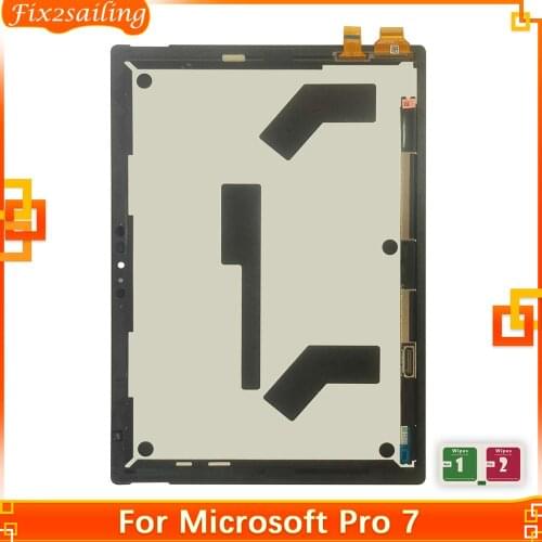 Tablet LCD replacement For Microsoft Surface Pro 7 1866 LCD Display Touch Screen Digitizer Glass Assembly 100% Tested