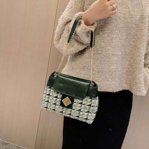 Messenger Bags Plaid Shoulder Bags for Women Bucket Bag Ladies Handbags Female Evening Clutch Bag Luxury Crossbody Bag