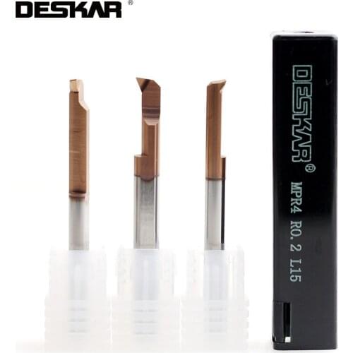 1PC DESKAR MPR4 R0.2 MPR5 R0.2 L15 MPR4 R0.2 L22 MPR8 R0.2 L25 MPR8 R0.4 L25 CNC Boring Cutter Bar Lathe Machine Tools MPR