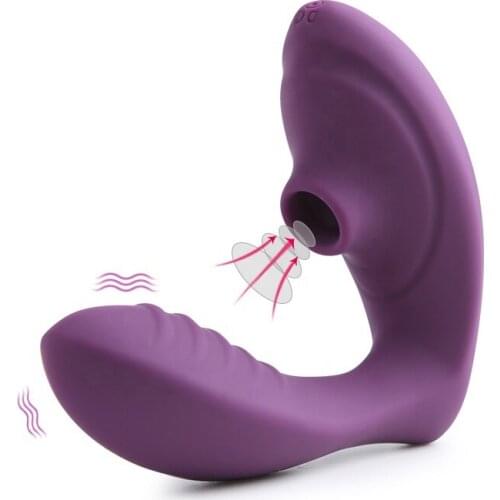 Clitoral Sucking Vibrator, Sexrabbit Rechargeable Dildo Vibrator G Spot Massager Waterproof, Clit Stimulator with 10 Vibration