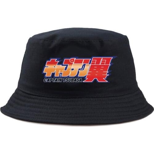 Japan Anime Captain Tsubasa Sun Cap Fishermans Hats Outdoor Unisex Panama Caps Foldable Sunscreen Bucket Hat Casual Beach