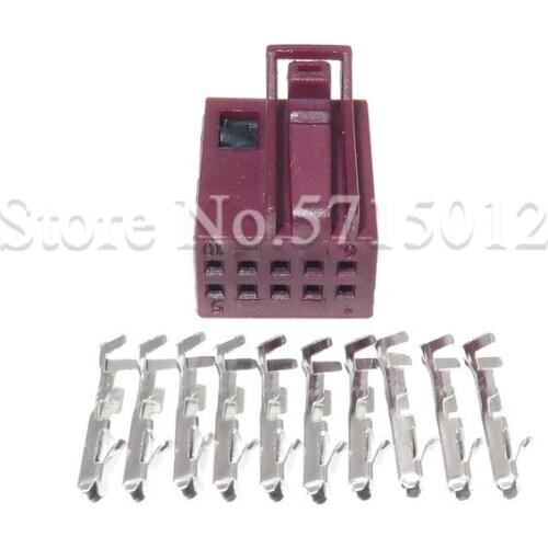 10 Hole Auto Rearview Mirror Taillight Plug Car Sunroof Door Cable Socket For Benz