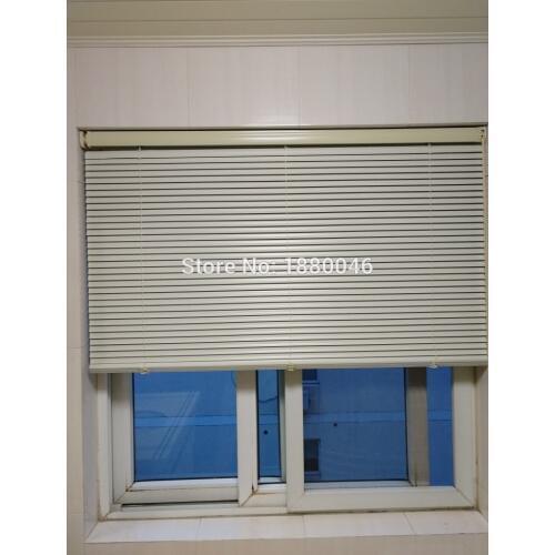 Straight blade Thickening aluminum magnesium alloy blinds, lifting screens, shading toilets rolling screen roller blind