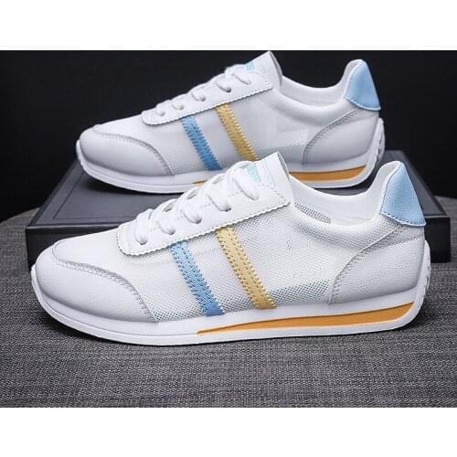 2021 Summer New Womens Sports Shoes Breathable Mesh Shoes Students White Casual Shoes Women Running Shoes Chunky Sneakers Women