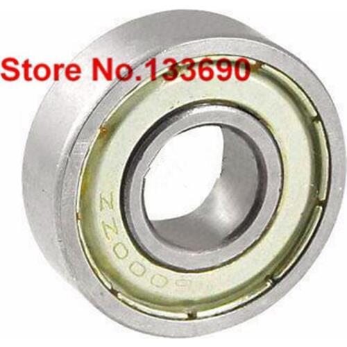 1pcs metal shield 6000ZZ steel ball bearing 10x26x8 mm 6000 ZZ bearing 10mm 10*26*8 6000-2Z deep groove ball bearing