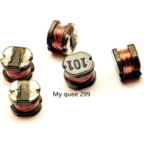 100PCS/lot SMD power inductors CD43 4.5*4.0*3.2mm 100UH