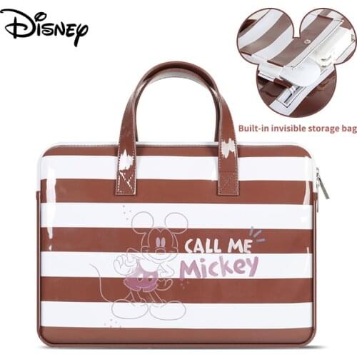 2021 Original Disney Mickey Minnie Laptop Bag Case for Macbook Air Pro 13 14 15.6 Laptop Sleeve Waterproof Bag For Dell Lenovo