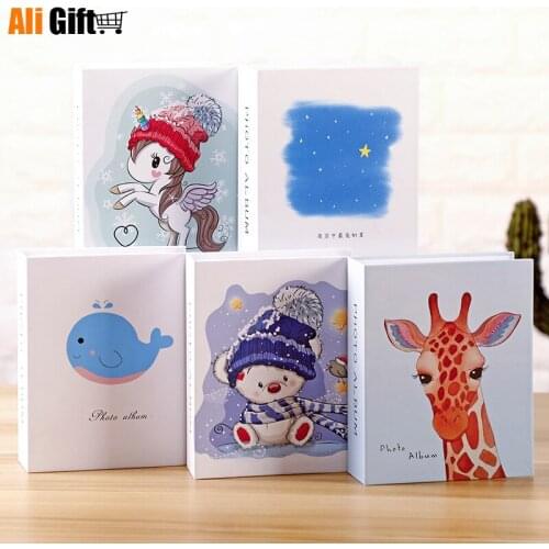 100 Pockets 6 Inch Photograph Storage Scrapbooking Picture Case Photo Album Frame for Kids Children Gift Fotos