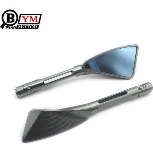 Big Sale Aluminum TOMOK CNC Motorcycle Rear Side Mirrors with LOGO Universal For Street Bike Sport Bike Scooter CRUISER