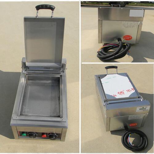 Snack food 220V voltage commercial single pan automatic dumpling fryer dumpling pot in stock