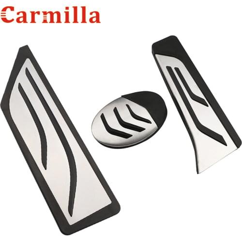 Car Pedals for BMW X1 X2 F48 F39 F45 F46 F40 LHD Foot Rest Pedal Pad Cover 216i 218i 220i 216d 218d 220d Active Gran Tourer