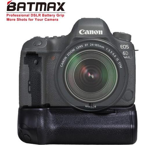 Batmax BG-E21 Battery Grip +Wireless Shutter Release Remote for Canon EOS 6D Mark II, Professional Vertical Battery Grip Holder