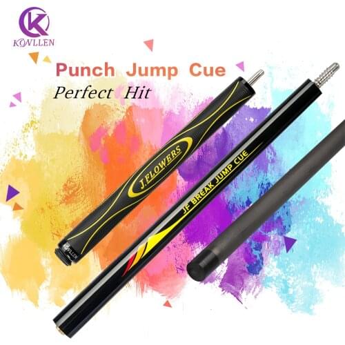 KONLLEN Carbon Fiber Punch&Jump Cue Stick Technology Billiard Cue Carbon Fiber Pool Punch Cue Jump Cue Powerful Break Jump Cue