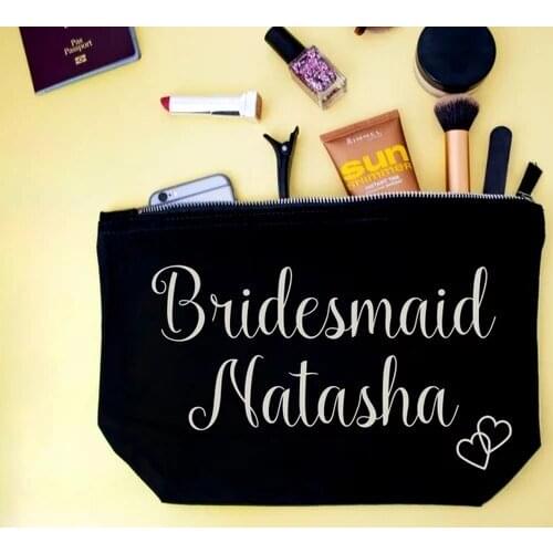 Customize bride tribe wedding bridal Bridesmaid Makeup Gift Make Up Birthday gift-BridesmaidSpecial gifts