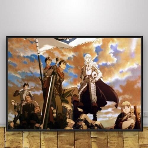 Nice Japanese Anime Drawing Poster Wall Art Room Decoration Printmaking and Printing Cuadros Frameless Room Decoration