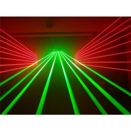 Hot sale eight eye laser lamp stage lighting wedding decoration equipment LED bar KTV moving head scanner 8 lens laser projector