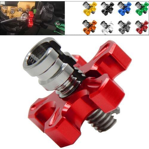 M10*1.5 Motorcycle CNC Aluminum Clutch Cable Wire Adjuster Screw for YAMAHA FZS1000 YZF600R YZF R1 2001 2002 2003 2004 2005