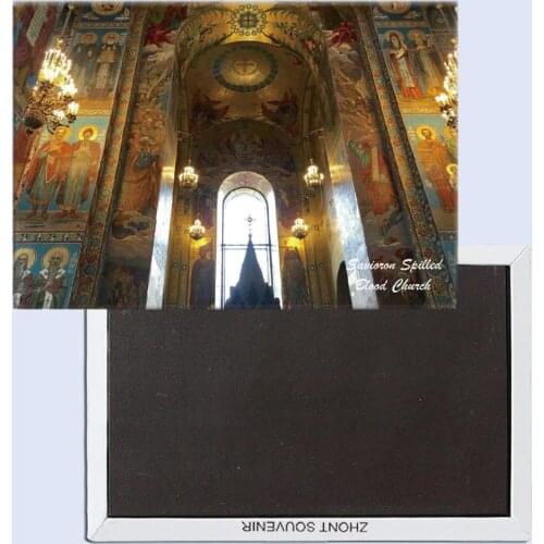 St.Petersburg Church of Our Savior on Spilled Blood 25196 metal fridge magnet home accessories souvenir gift