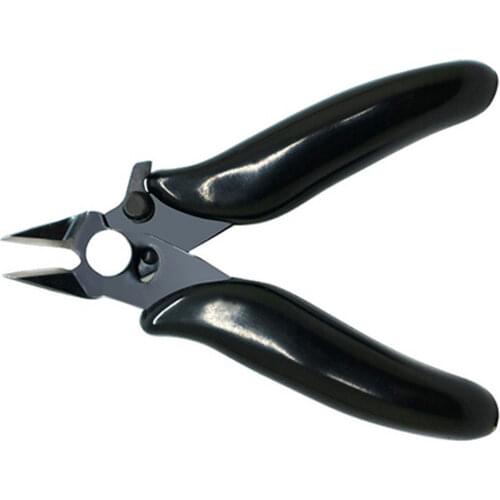 3.5 Inch Mini Wire Cutter Diagonal Pliers Small Soft Cutting Electronic Pliers Wires Insulating Rubber Handle Model Hand Tools