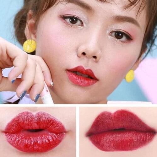 Four Boxed High-value Long-lasting Waterproof And Sweat-proof To Lipstick Set Tube Cups Non-stick Cigarette Easy Color K0K6