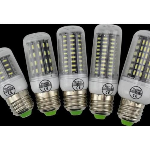 LED Bulb E27 E14 SMD 4014 lamparas LED Light 38 55 78 88 140Leds Lampada LED Lamp 220V Ampoule Candle Luz More Bright Than 5730