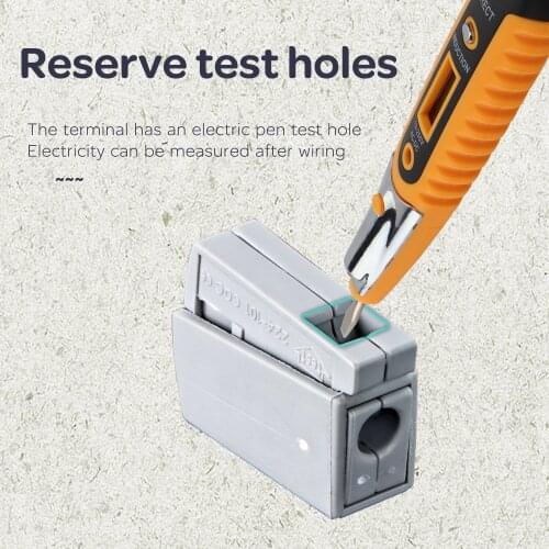 10/30/50/100PCS Quick crimp spring Wiring Connector Led Lamp wire connectors Electric Cable Push in Terminal block