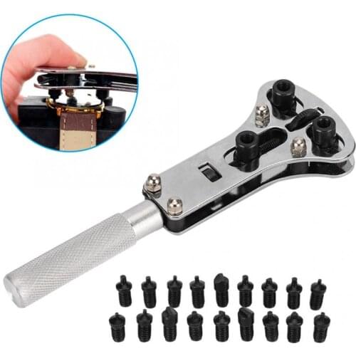 2pcs 36 Dies Universal Three-Jaw Watch Back Case Opener Battery Chaning Watch Cover Case Removal Tool Kit Watch Repair Tool Set