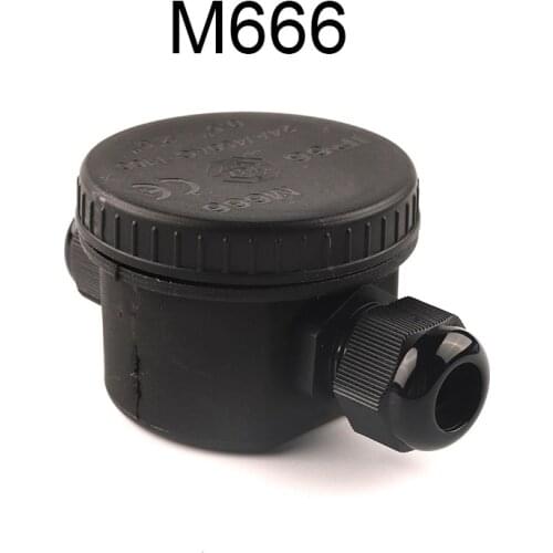 2 Way Electrical Outdoor Waterproof IP66 Electrical Cable Wire Connector Round Junction Box With Terminal Light Accessories