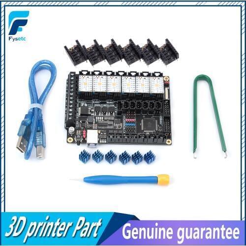 6pcs Special TMC2208 V1.2 Free Using UART +6pcs Protector + FYSETC F6 V1.3 Board ALL-in-one Electronics Solution Mainboard
