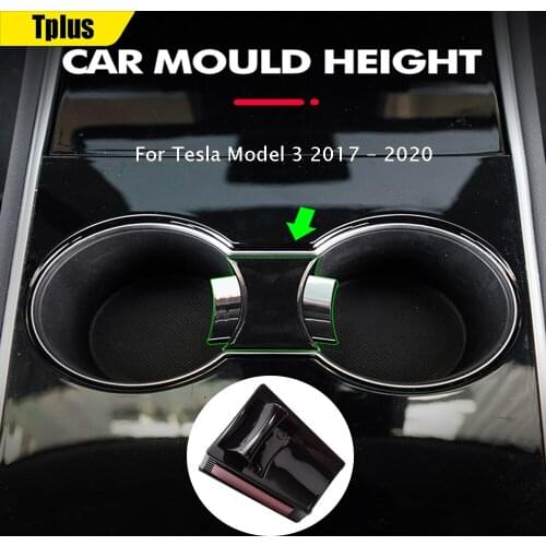 Tplus Water Cup Clip Fixing Clip For Tesla Model 3 2017-2020 Car Center Console Stopper Interior Accessories Model Three
