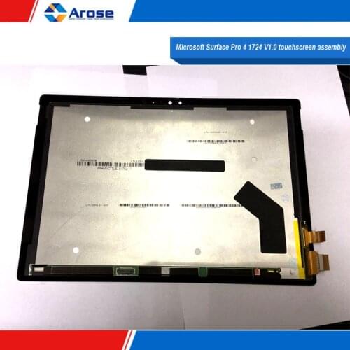 For Microsoft Surface Pro 4 1724 V1.0 LCD Display Touch Screen Digitizer Assembly LTL123YL01-005 LTL123YL01-007 LCD Touch Screen
