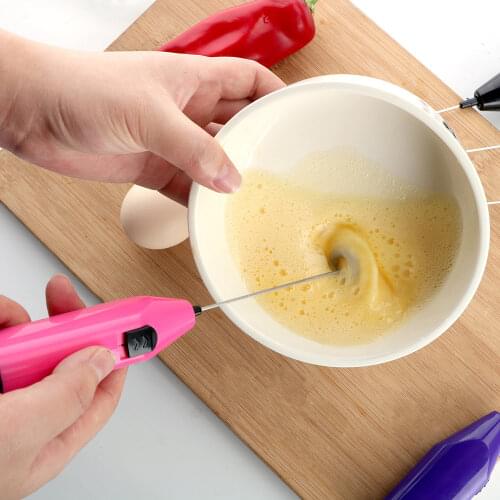 Electric Egg Beater Milk Drink Coffee Whisk Mixer Milk Coffee Frother Foamer Mini Handheld Stirrer Kitchen Accessories