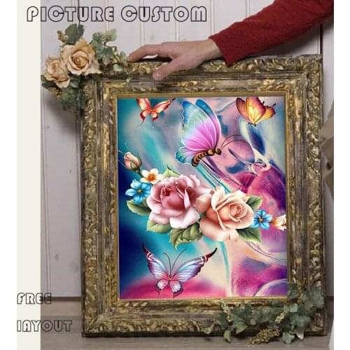 Photo Custom Full New style 2021 pebble Diamond Painting 5D DIY Picture of Rhinestones Diamond Embroidery Cross Stitch