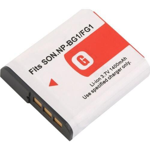 GTF 2PCS 3.7V 1400MAH Replacement Li-Ion Battery for Sony NP-BG1/FG1 Digital Camera Rechargeable Battery for Sony