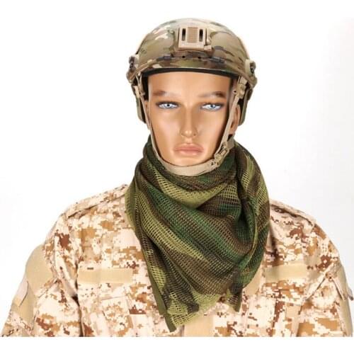 Camo Tactical Army Mesh Mens 190*90cm Camping Military Net Neck Scrim Camouflage Veil Head Wrap Face Scarf Outfit Headband