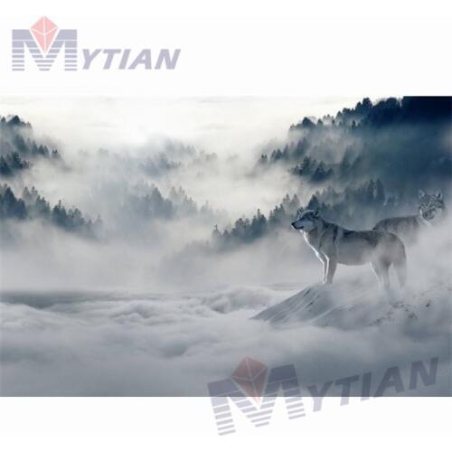 5D DIY Full Drill Round & Square Diamond Painting Wolf,Forest Animals Diamond Embroidery Home Decoration Mosaic Cross Stitch Kit