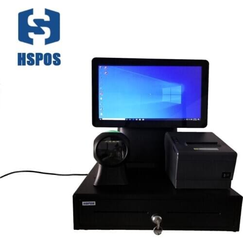 New Supermarket Retail 15inch All in one POS Touch Screen POS System Cash Register