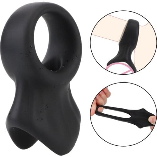 Masturbator Ring Sex Toys for Men Couple Silicone Adult Product Delay Ejaculation Penis Ring Cock Rings