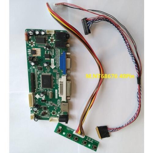 LED audio LVDS M.NT68676 DVI VGA LCD HDMI controller kit board display for LP133WH2-TLGA 1366X768 panel screen 40pin 2019