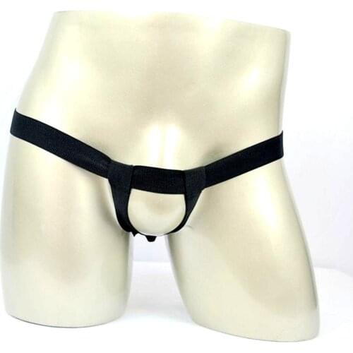 Enhance Pouch Jockstraps for Gay Men Erotic G Strings and Thongs Male Belt Underwear Cock Ring Sexy Jock Strap Tangas