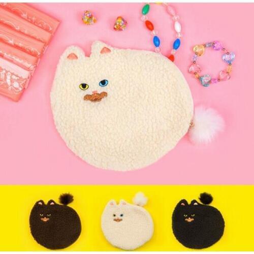 NEW Cute Cat Design Hand Bag For Women Small Day Clutch Bag Bolsa Feminina Cartoon Organizer Pouch Purse Kawaii Coin Purse