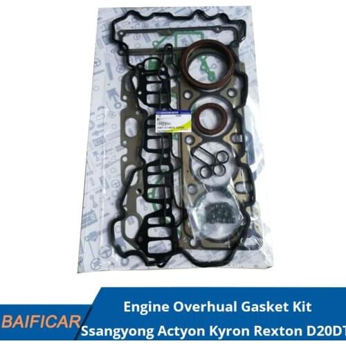 Baificar Brand New Genuine Engine Overhual Gasket Kit For Ssangyong Actyon Kyron Rexton +D20DT