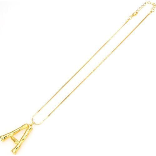 Baroque Retro Fashion Simple Pendant Choker Necklaces Collar Statement Vintage Letters Pendant Necklace Men Women Jewelry