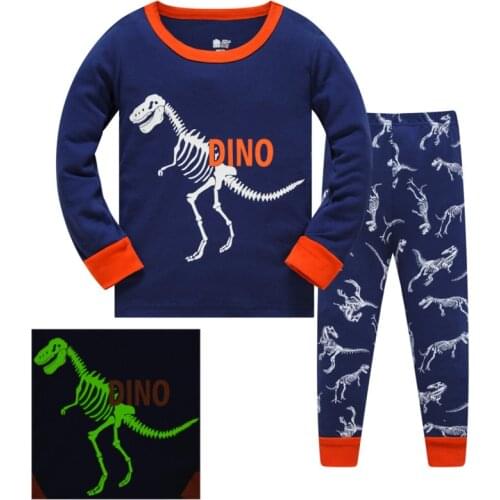 Boys pajamas Cartoon pattern Children Pajama Sets Cartoon Boys Outfits Baby Pijamas SleepwearCotton Pyjamas Children Clothing