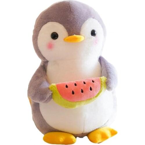 25cm Cartoon Penguin with Fruit Vegetable Plush Stuffed Toy Kids Gift Soft Doll Plush Stuffed Toy Kids Gift Soft Doll Plush Stuf
