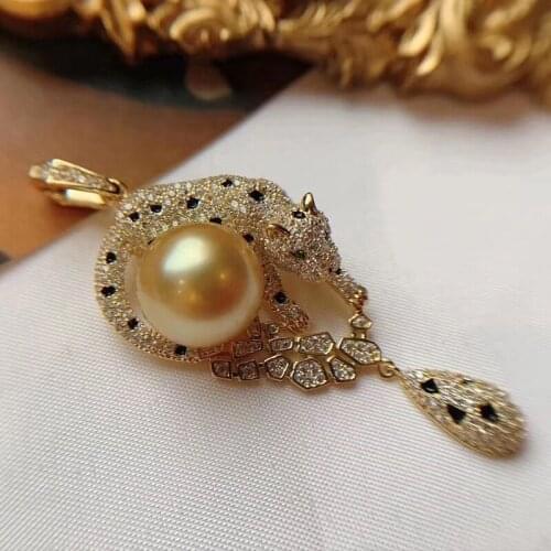 D113 Fine Pearls Pendants Jewelry Natural Fresh Water Golden Pearl 11-12mm Pendants Necklaces for Women FIne Pearls Pendants