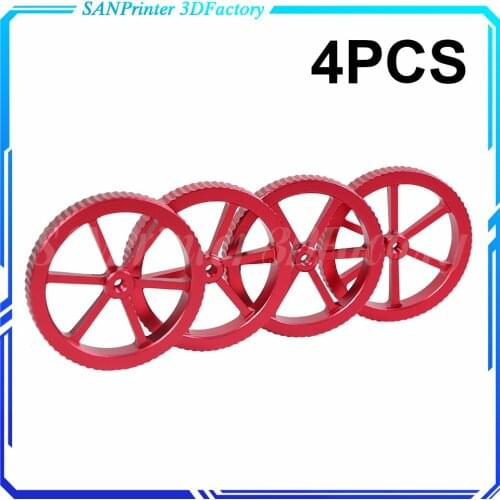 4PCS Hotbed Leveling Nut Heated Bed Spring Adjustment Nut 3D Printer Parts For Ender-3 Ender-5 CR-10 CR10S PRO Heatbed