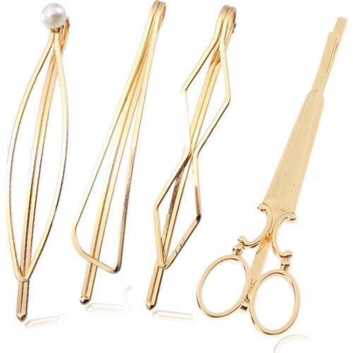 SMJEL Korea Pearl Metal Women Hair Clip Bobby Pin Barrette Hairpin Hair Accessories Beauty Bow knot Tools New Arrival