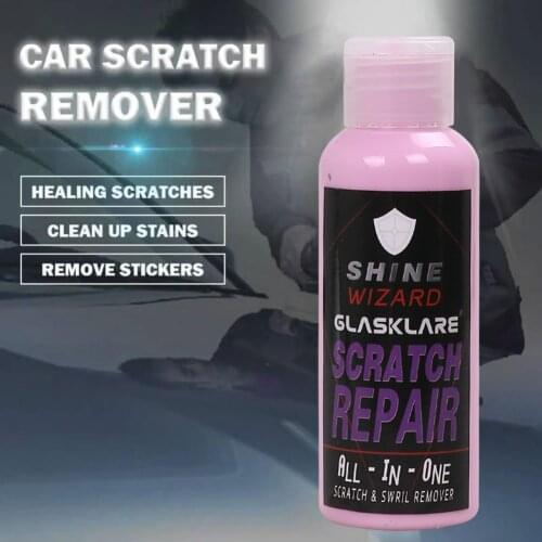 GLASKLARE Car Paint Scratch Repair Compound Paint Polishing Scratch Remover Auto Care Retreading Kit with Wash Sponge 50ml/100ml
